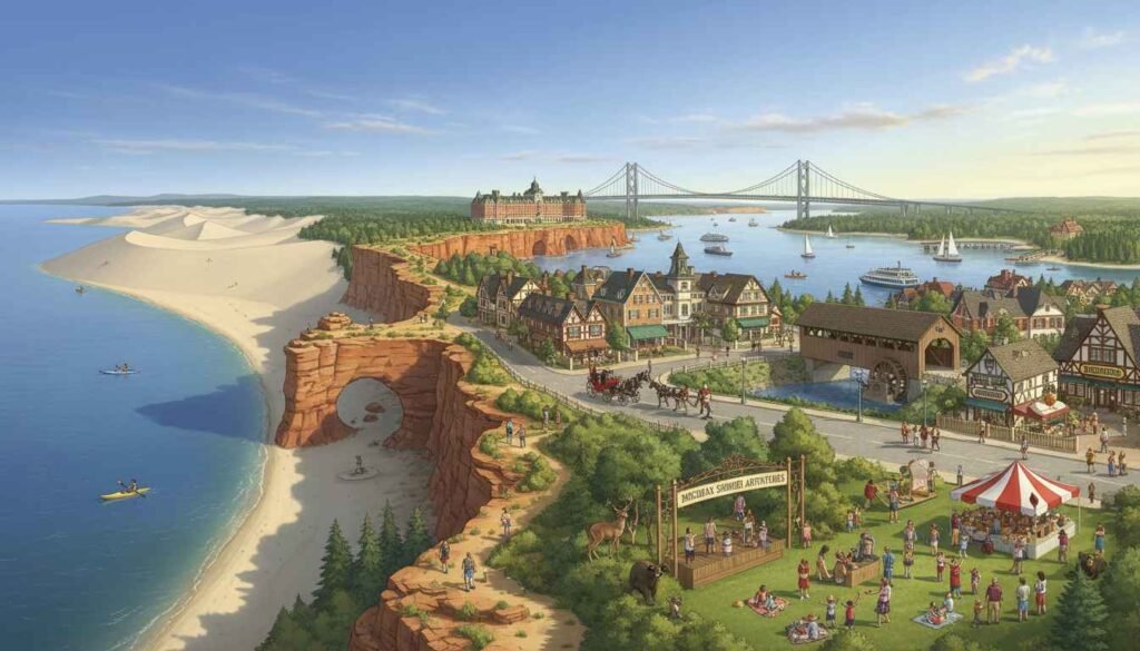 Michigan Best Places To Visit In Summer With Natural Parks And Scenic Areas