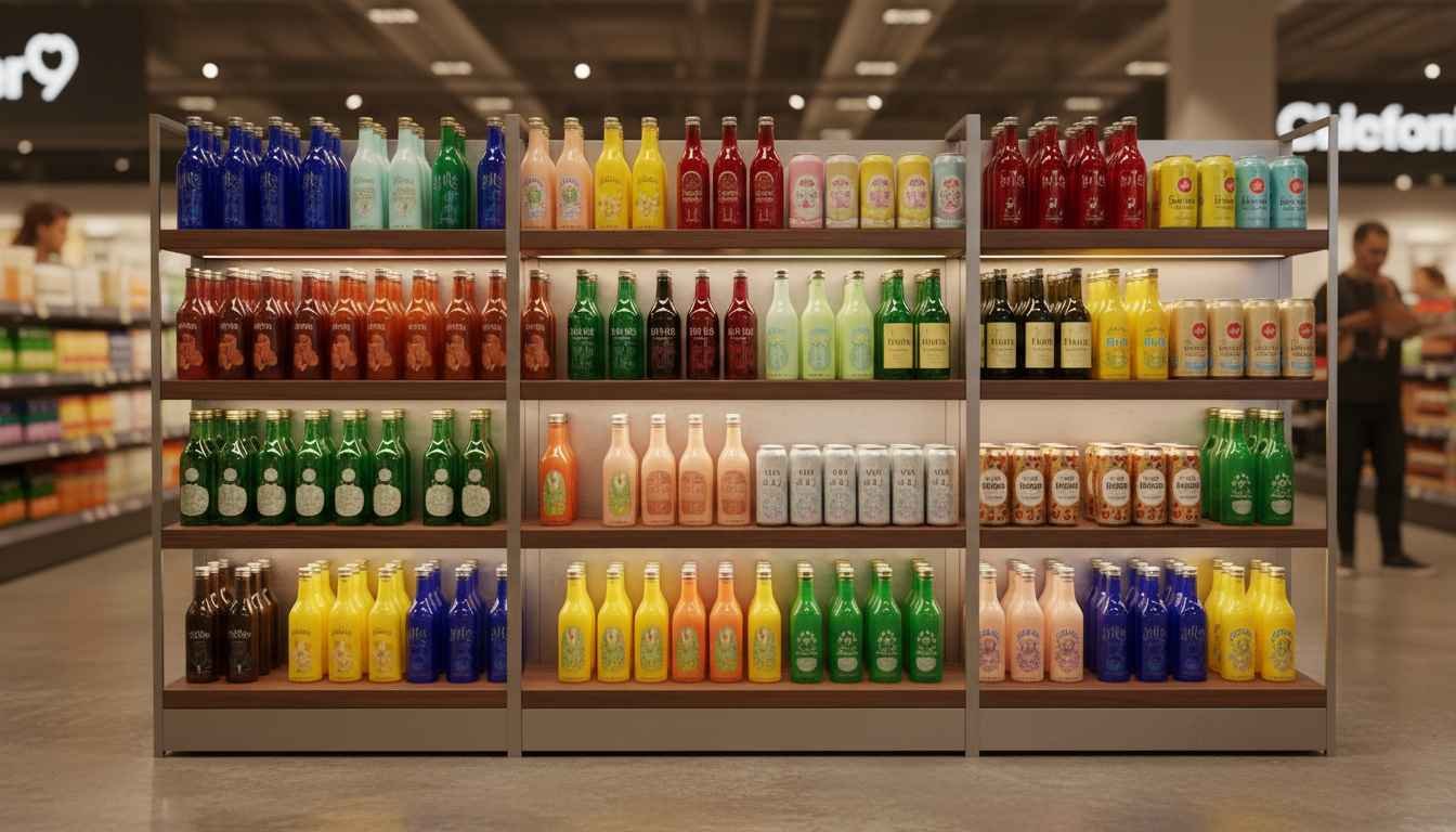 retail display beverage