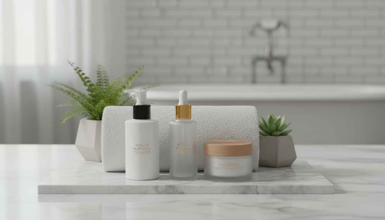 skincare routine with retinol